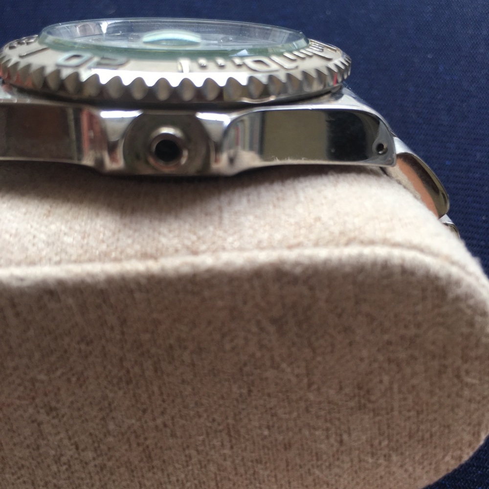 DUPE Rolex Yacht-Master Stainless Steel Watch - White Dial - Picture 3 of 9